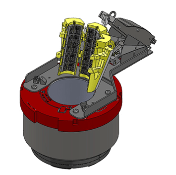 Access Pneumatic Casing Backsaver™ for both square and pin drive master bushings for drill pipe from Oil Nation Inc.